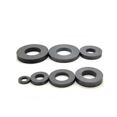 Custom Shape Cheap Price Hard Ceramic Strong Ring Ferrite Magnets 